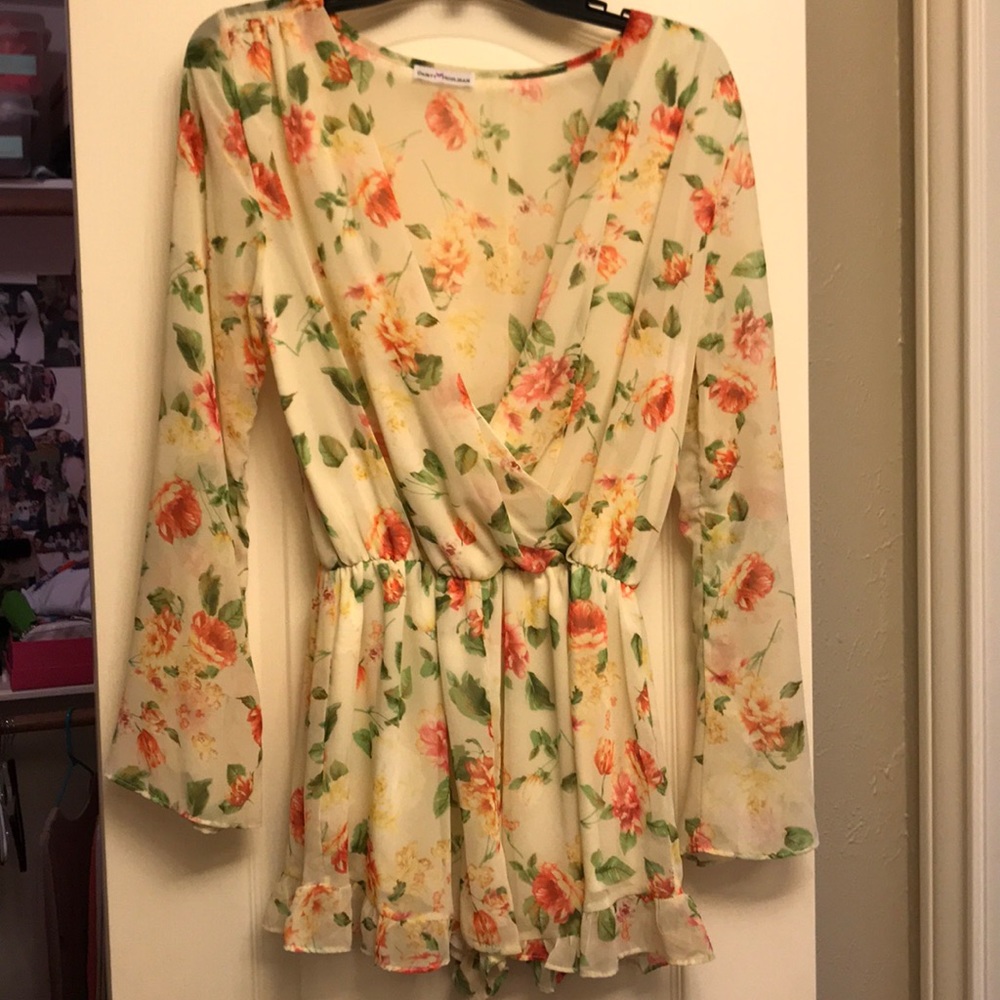 Adorable floral romper